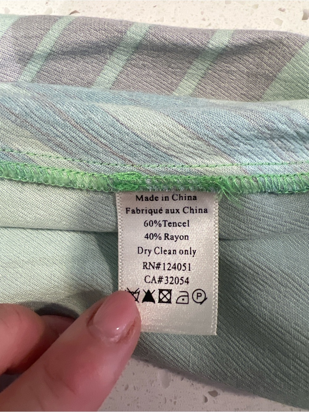 Anthropologie The Odells Green Abstract Print Tencel Pants Size L - Picture 5 of 5